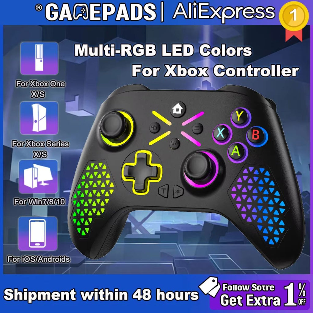 RGB Wireless Controller for Xbox and PC